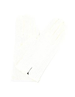 Guanti Nappa Foderato Cashmere Bianco