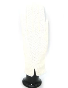 Guanti Nappa Foderato Cashmere Bianco - immagine 5