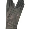 Guanto Nappa 4bt Foderato Seta Nero