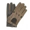 Guanto Da Guida In Nappa Con Palmo Touch Moro/Fango