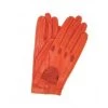 Guanto Guida In Nappa Sfoderato Dita Intere Arancio Scuro