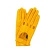 Guanto Guida In Nappa Sfoderato Dita Intere Giallo Ocra