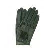 Guanto Guida In Nappa Sfoderato Dita Intere Verde Oliva