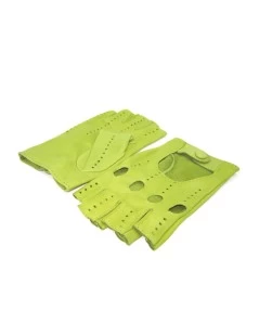 Guanto Guida Sfoderto 1/2 Dita Pistacchio - immagine 3