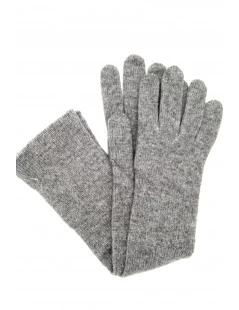 Guanto In 100% Cashmere 10bt Grigio Chiaro