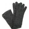 Guanto In 100% Cashmere 10bt Grigio Scuro