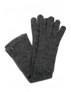 Guanto In 100% Cashmere 10bt Grigio Scuro