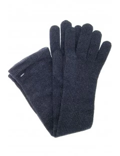 Guanto In 100% Cashmere 10bt Navy