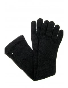 Guanto In 100% Cashmere 10bt Nero
