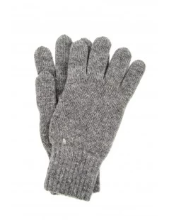 Guanto In 100% Cashmere 2bt Grigio Chiaro