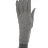 Guanto In Cotone Grigio Melange