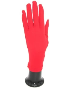 Guanto In Cotone Rosso