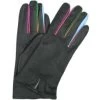 Guanto In Nappa Con Forchetta Multicolor Nero