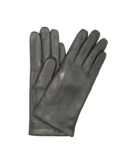 Guanto Nappa Foderato Cashmere Nero