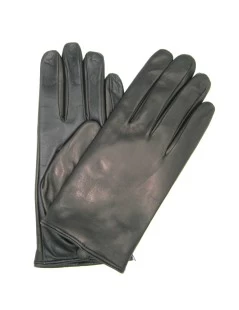 Guanto In Nappa Fodera Cashmere,Touch Screen Nero/Nero