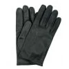 Guanto In Nappa Liscio Foderato Cashmere Nero