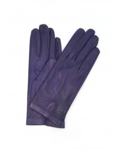 Guanto In Nappa Sfoderato Viola
