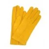 Guanto In Peccary Sfoderato Cucito A Mano Giallo