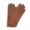 Guanto In Peccary Sfoderato Cucito A Mano Tabacco