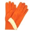 Guanto In Pelle Di Montone Arancio