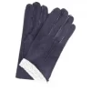 Guanto In Pelle Di Montone Navy
