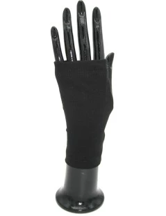 Guanto Manicotto In Cotone Nero