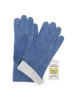 Guanto Montone Cucito A Mano Denim