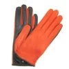 Guanto Nappa Fodera Cashmere Touch Screen Arancio/Moro