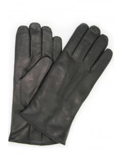 Guanto In Nappa Foderato Cashmere 3bt Nero