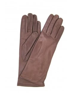 Guanto Nappa Foderato Cashmere 4 Bt Cognac