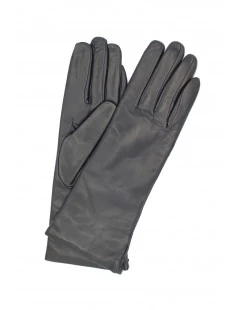 Guanto In Nappa 4bt Foderato Cashmere Navy