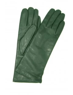 Guanto Nappa Foderato Cashmere 4 Bt Verde Scuro