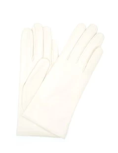 Guanto Nappa Foderato Cashmere Panna