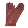 Guanto Nappa Foderato Cashmere Rosso Scuro