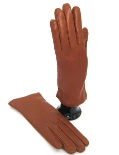 Guanto Nappa Foderato Cashmere Tan - immagine 4