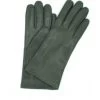 Guanto Nappa Foderato Cashmere Verde Oliva