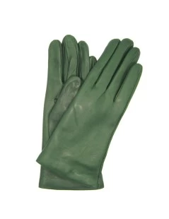 Guanto Nappa Foderato Cashmere Verde Scuro
