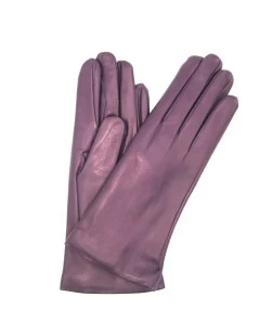 Guanto Nappa Foderato Cashmere Viola