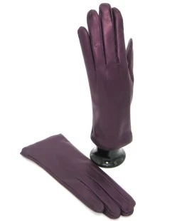 Guanto Nappa Foderato Cashmere Viola - immagine 4