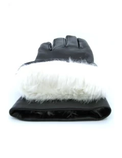 Guanto Nappa Foderato Lapin Navy - immagine 4