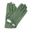 Guanto Nappa Foderato Lapin Verde Oliva