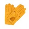 Guanto Da Guida In Nappa Dita Intere Giallo Ocra