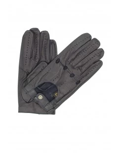 Guanto Da Guida In Nappa Dita Intere Navy