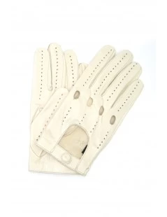 Guanto Nappa Guida Dita Intere Panna