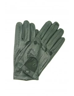 Guanto Nappa Guida Dita Intere Verde Oliva