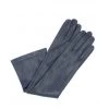 Guanto In Nappa 10bt Foderato Seta Navy