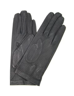 Guanto In Nappa Sfoderato Navy