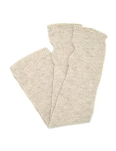 Manicotto In 100% Cashmere 10bt Champagne