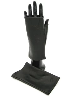 Manicotto In Nappa 2bt Foderato Seta Nero - immagine 4